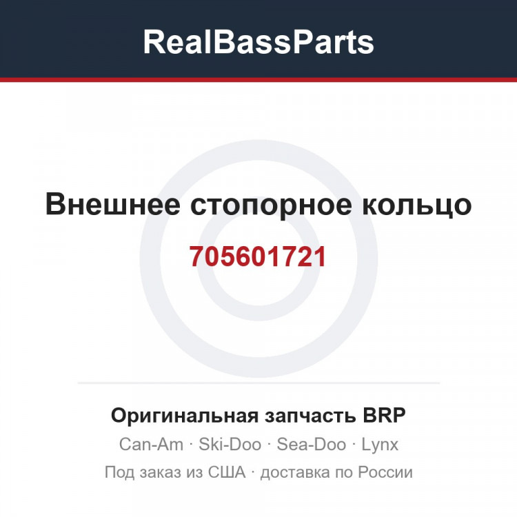 705601721 Внешнее стопорное кольцо