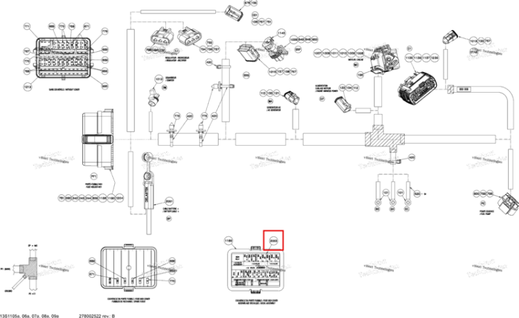 Предохранитель наклейка ENGLISH Sea-Doo GTX 215 (2012) (219903391)