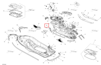 Правый передний SCRAPER JOINT Sea-Doo RXT (2016) (291002838)