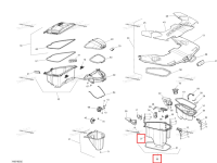 Левый поддон Sea-Doo RXT (2016) (264000097)