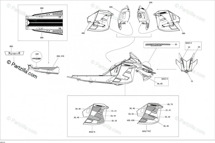 516005406 RH FRONT UPPER SIDE DECAL