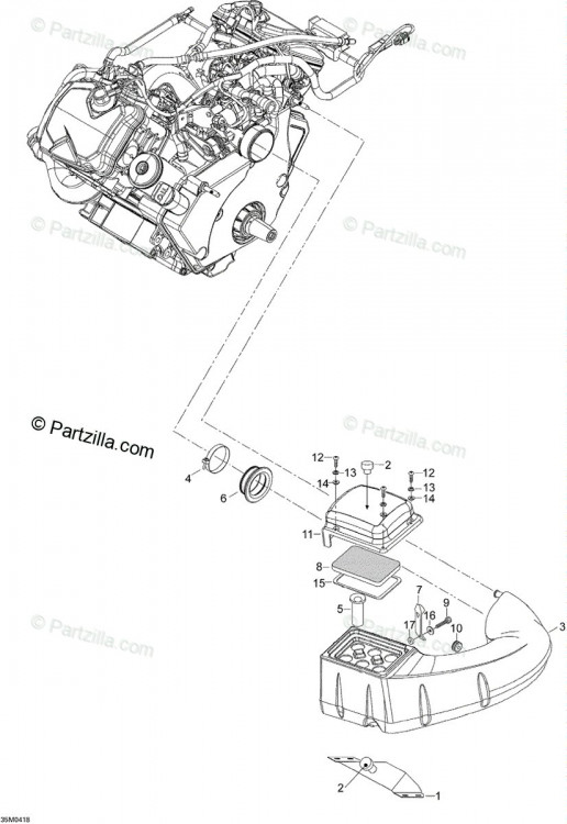 605150516 AIR INTAKE  Воздухозаборник