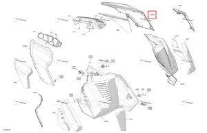 Правый передний панель a to 1000 a a Ski-Doo 517307867