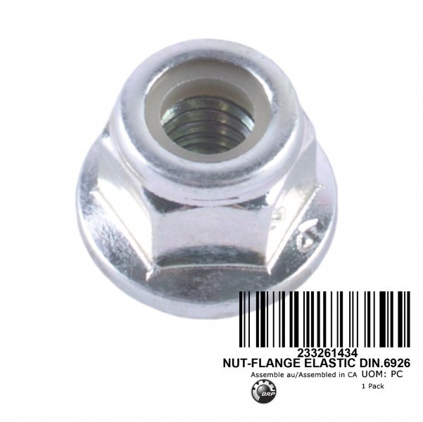 233261434 NUT-FLANGE ELASTIC M6 DIN.6926