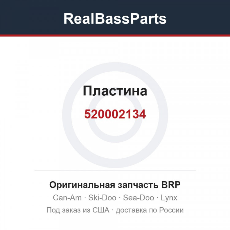 520002134 Пластина