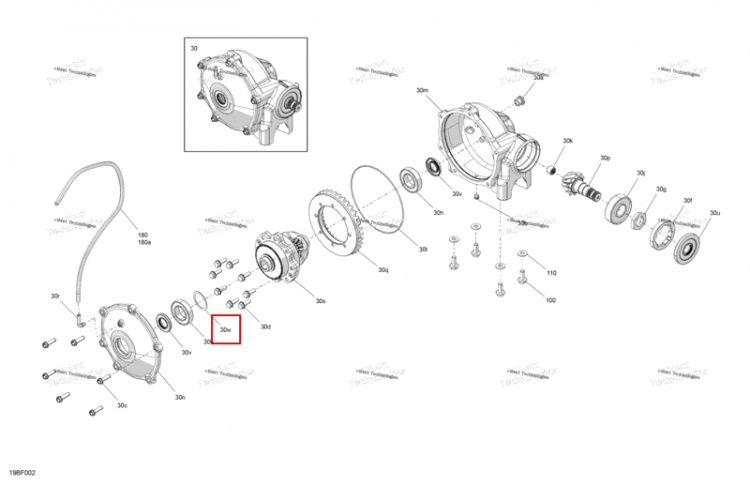 Регулировочная шайба Can-Am Commander 1000R EFI XT (2026) (705402846)