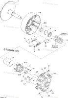 417222980 FLASQUE FIXE AS*FLANGE-FIXE ASS  Фланец ведущего вариатора, неподвижный