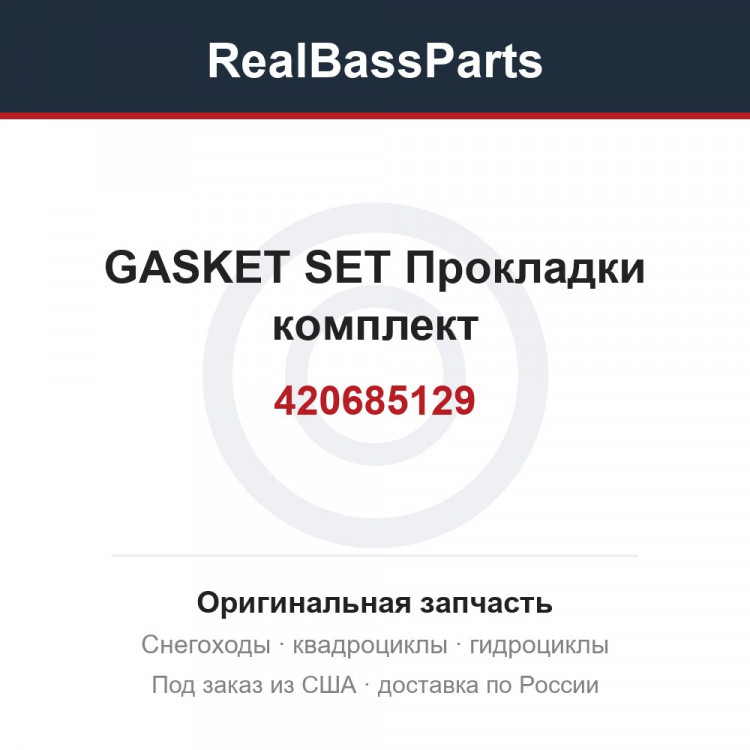 420685129 GASKET SET Прокладки комплект