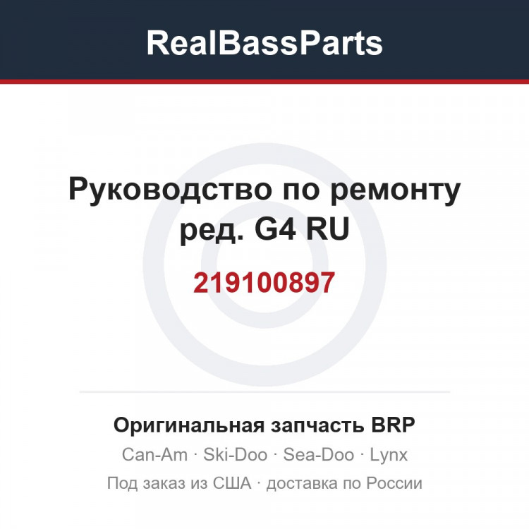 219100897 Руководство по ремонту ред. G4 RU