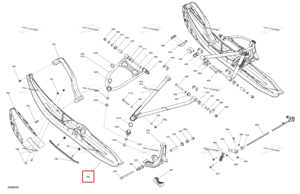 Gulfstream синий лыжа Pilot DS 3 модель катализатор серый Ski-Doo 505075281