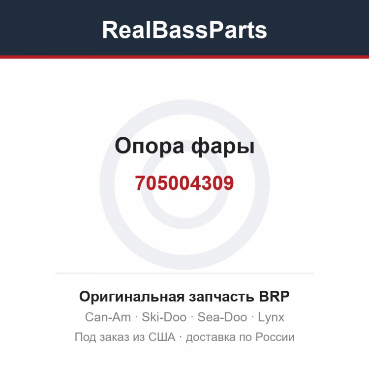 705004309 Опора фары