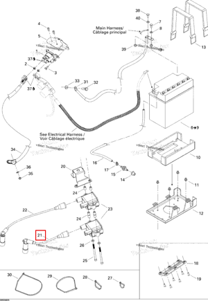 IGNITION провод Sea-Doo 278002100