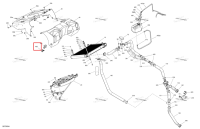 Панель защёлка Can-Am Outlander 1000R EFI XMR (2022) (517303981)