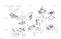 Задний сиденье облицовка Ski-Doo Expedition LE 900 ACE Turbo (2026) (510007867)