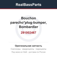 291002467 Bouchon parecho*plug-bumper, Bombardier