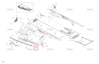 Левый задний Perforated подножка Ski-Doo Summit X 850 E-TEC Turbo R (2026) (518335287)