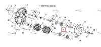 OFFSET FLANGETTE с HOLE Polaris Widetrak LX (2006) (5243529)