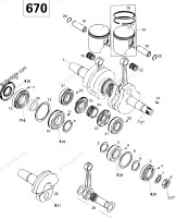 420845100 CIRCLIP-PISTON | стопорное кольцо поршень