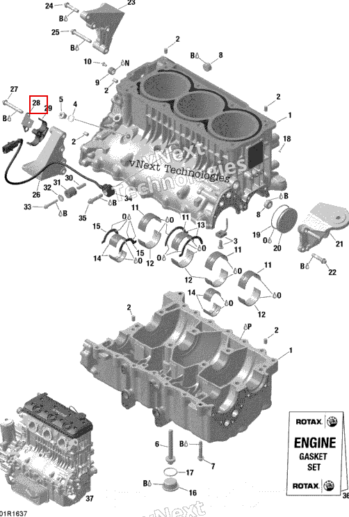 Retaining пластина Sea-Doo RXP (2016) (420851740)