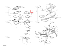 Glove дверь в сборе включает 33, 63 Sea-Doo RXT (2016) (264000111)