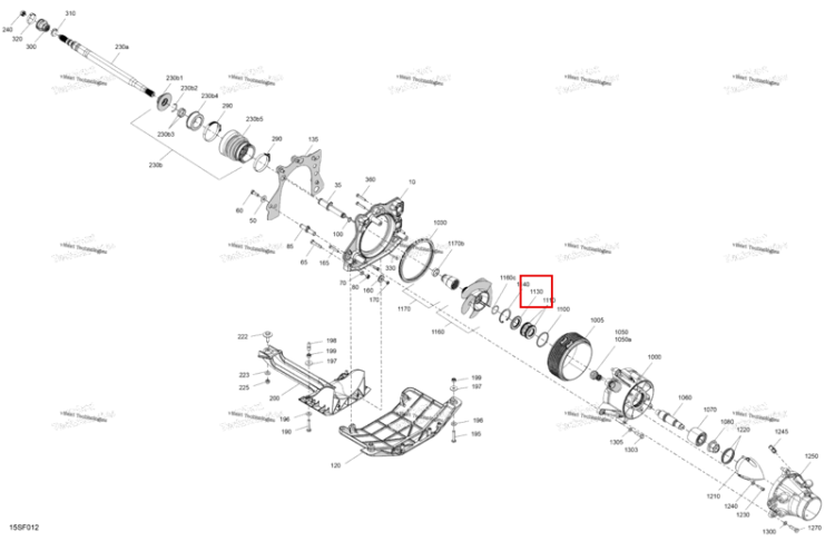 Сальник Sea-Doo Spark 900 ACE Base (2026) (293200191)
