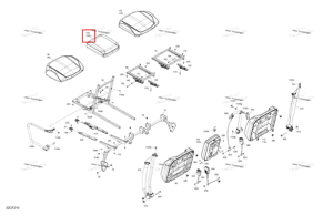 Центральный подушка крышка Can-Am 708003978