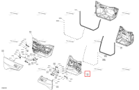 Левый задняя дверь в сборе Can-Am Commander MAX 1000R EFI XT (2024) (715009733)