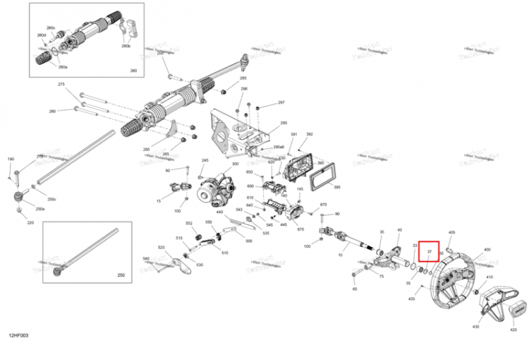 Наружный стопорное кольцо Can-Am Maverick Turbo RR XRS (2026) (709402668)