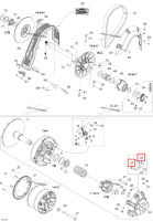Шестигранный винт фланцевый M6 × 18 Ski-Doo Expedition TUV 600 H.O. SDI REV-XU (2009) (250000059)