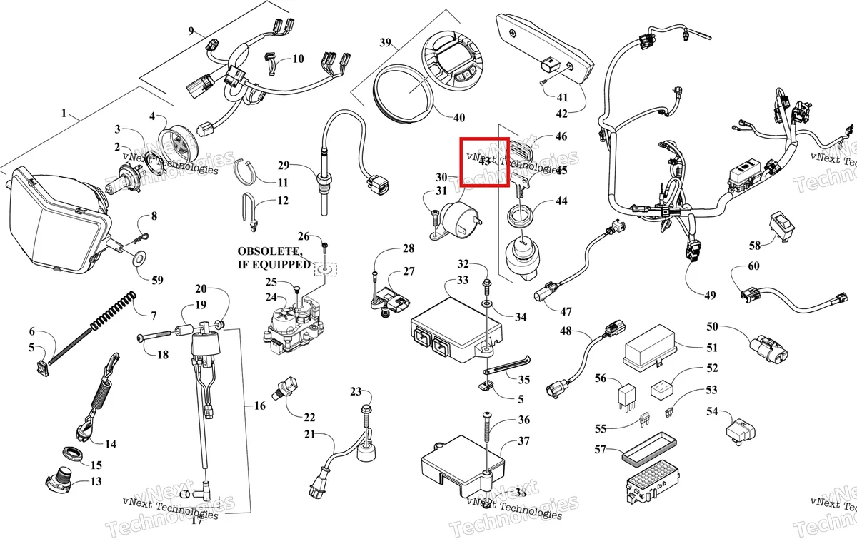 Деталь 0609-910 на схеме узла Electrical Components
