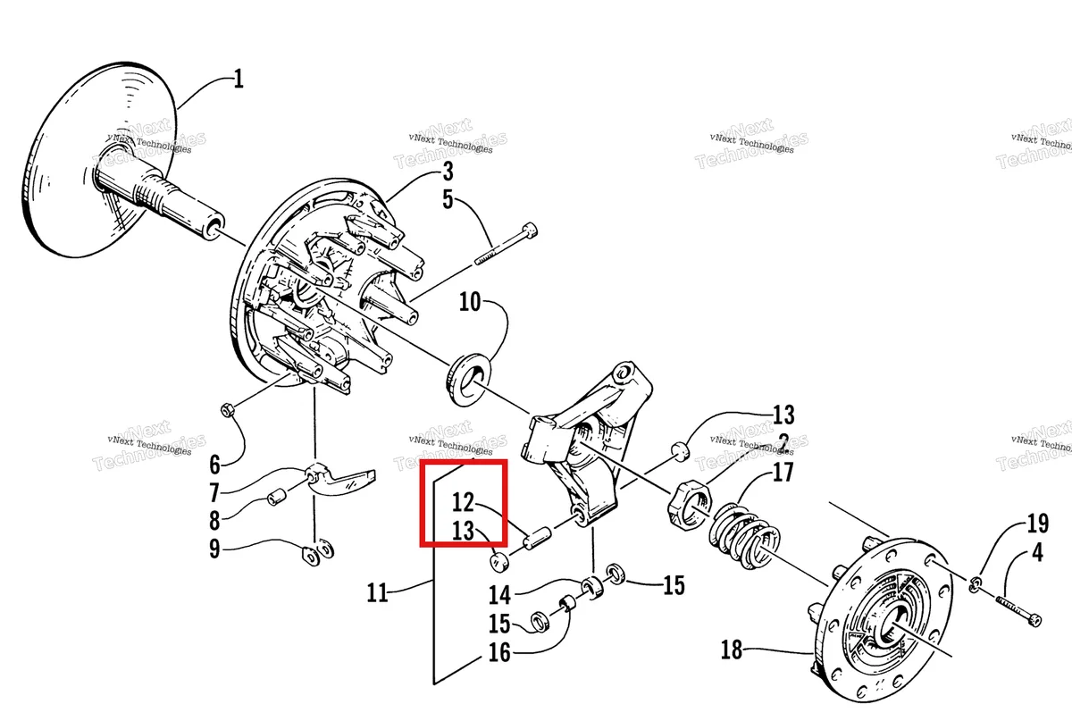 Деталь 0646-270 на схеме узла Drive Clutch