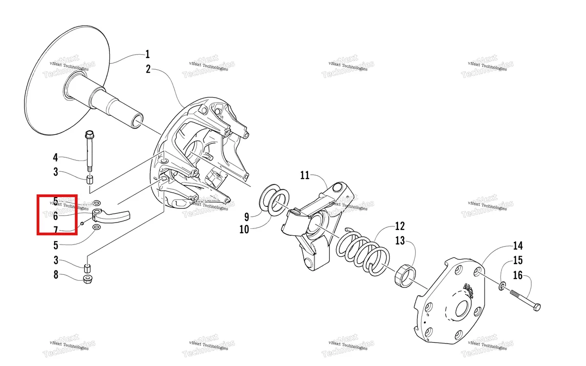 Деталь 0746-687 на схеме узла Drive Clutch
