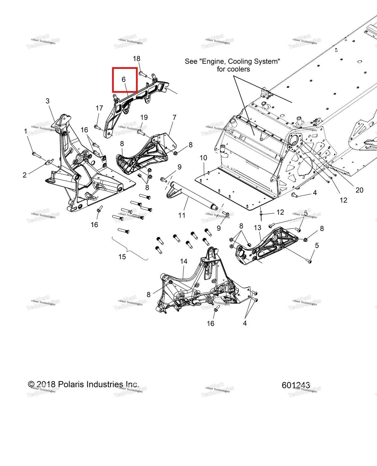 Деталь 1017804 на схеме узла Chassis, Bulkhead Asm