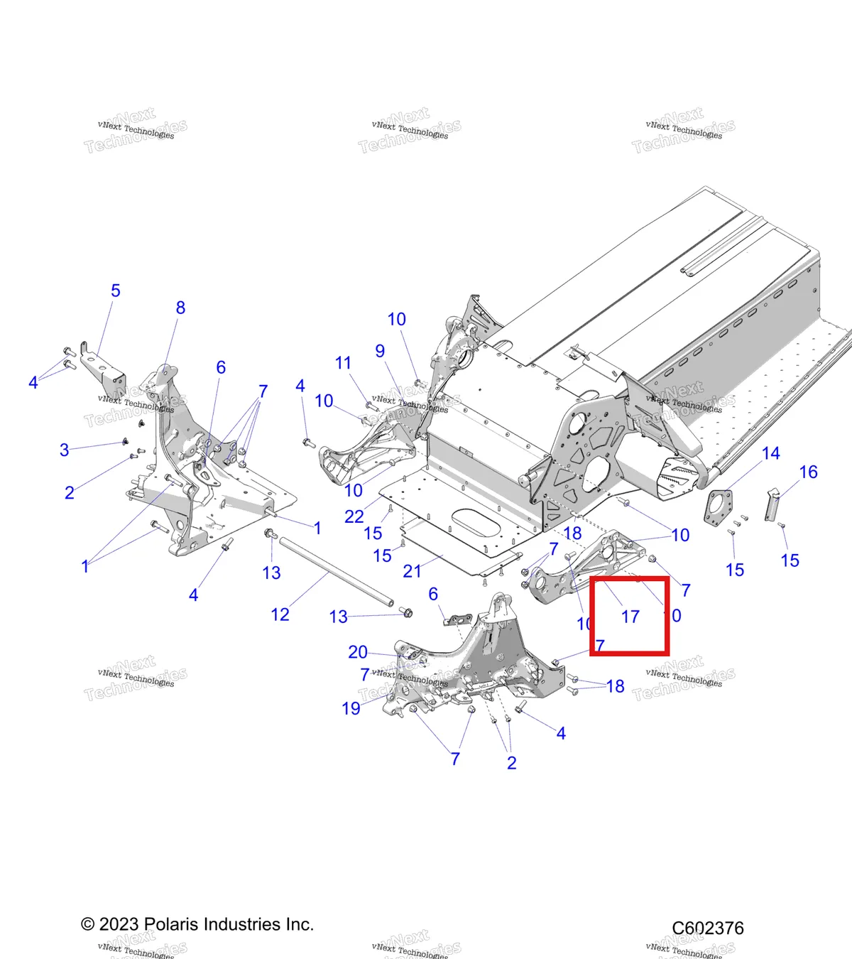 Деталь 1017942 на схеме узла Chassis, Bulkhead Asm