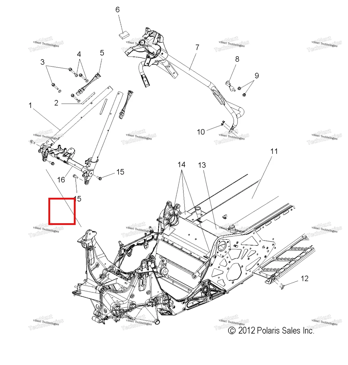Деталь 1018234 на схеме узла Chassis, Chassis Asm. & Over Structure All Options