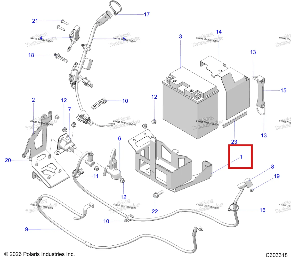 Деталь 1024159 на схеме узла Electrical, Electric Start And Battery S27tfa9b