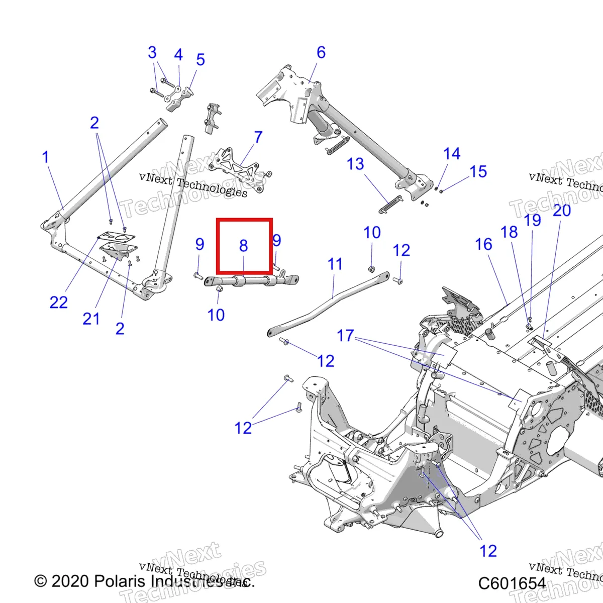 Деталь 1026865 на схеме узла Chassis, Chassis Asm. & Over Structure