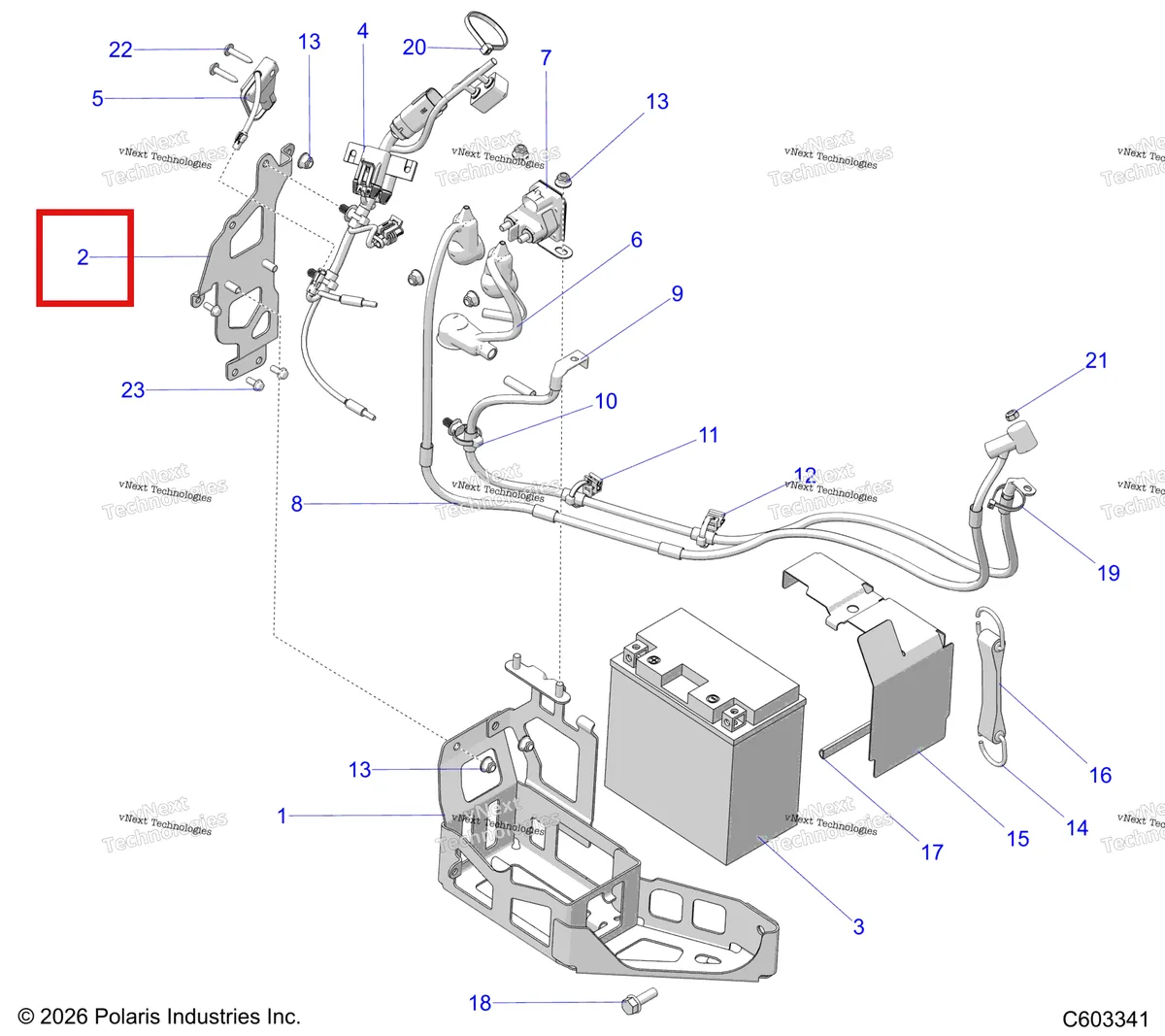 Деталь 1026879 на схеме узла Electrical, Electric Start And Battery S27tfm8m