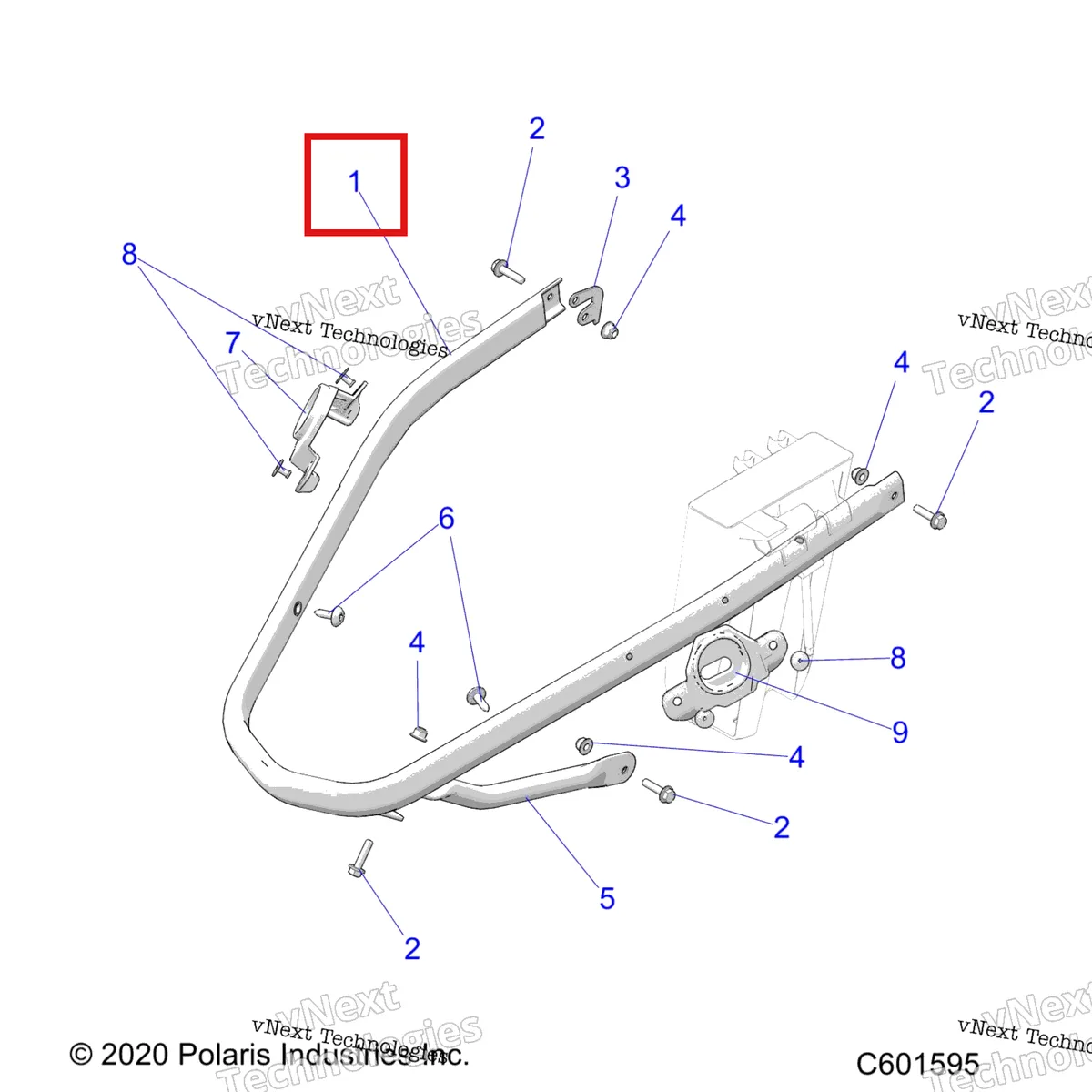 Деталь 1027430 на схеме узла Body, Bumper, Front