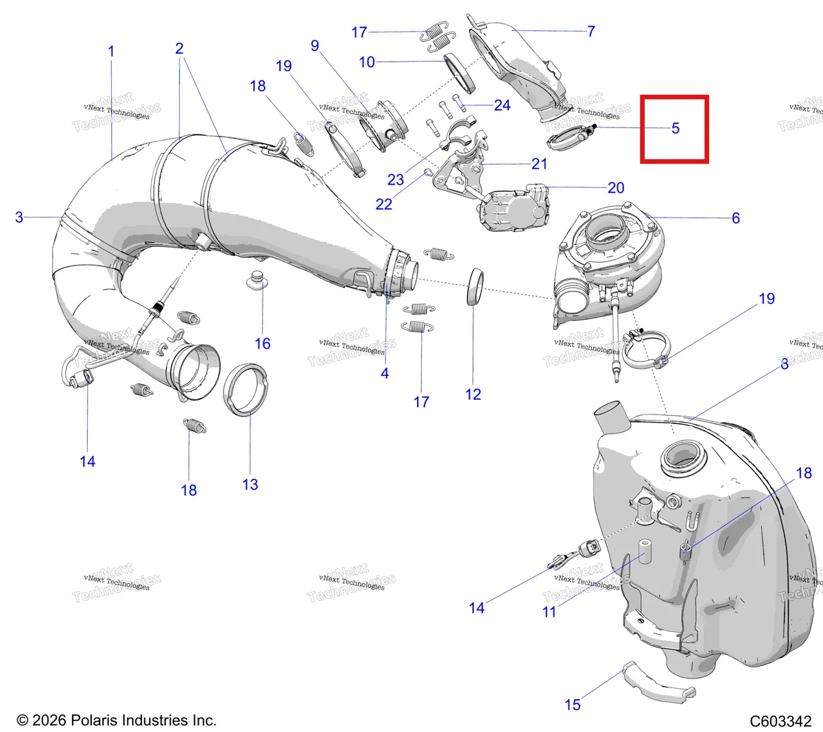 Деталь 1027595 на схеме узла Engine, Exhaust System And Turbo