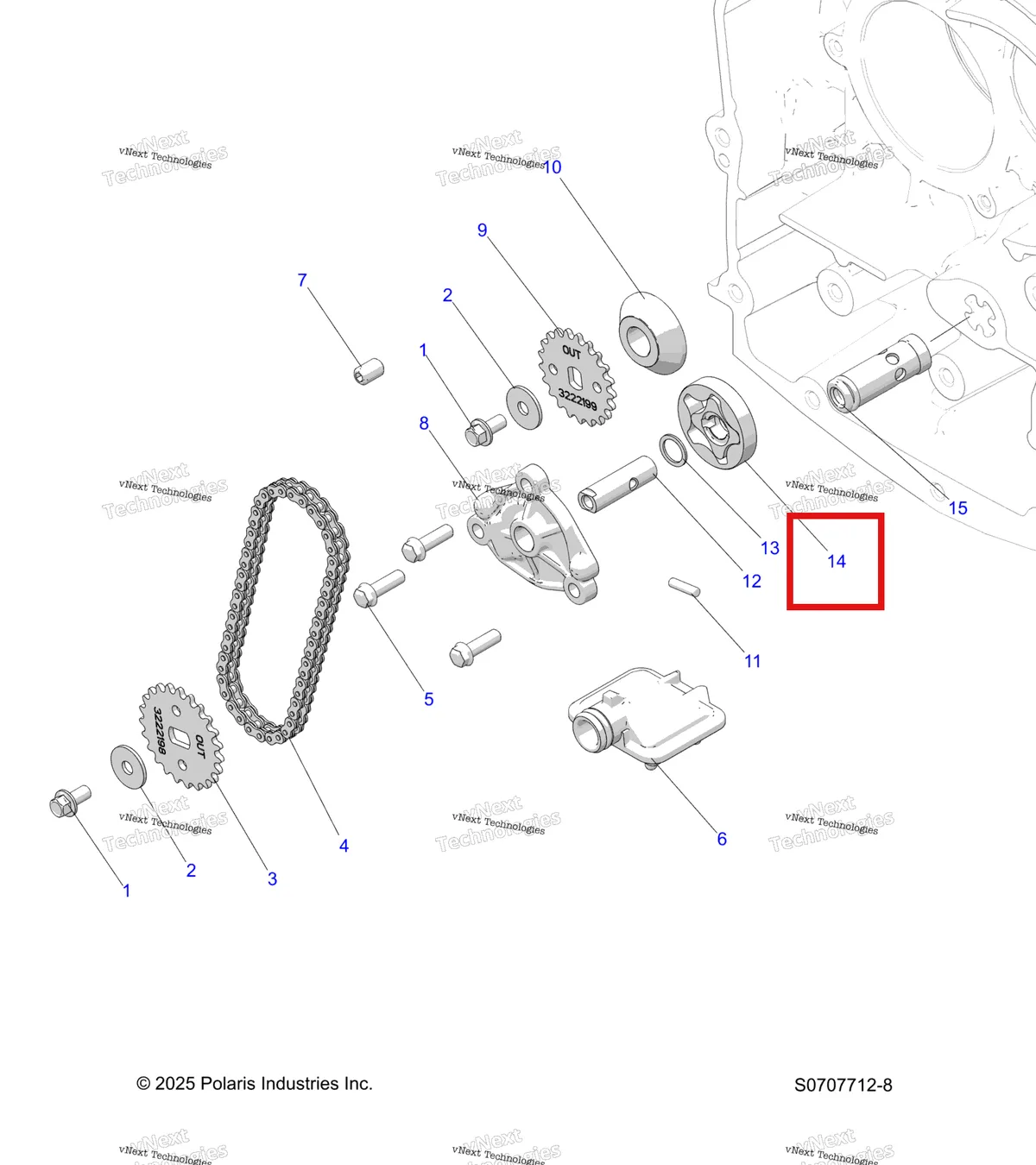 Деталь 1204293 на схеме узла Engine, Oil Pump