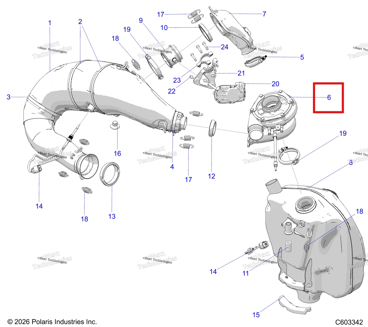 Деталь 1206259 на схеме узла Engine, Exhaust System And Turbo