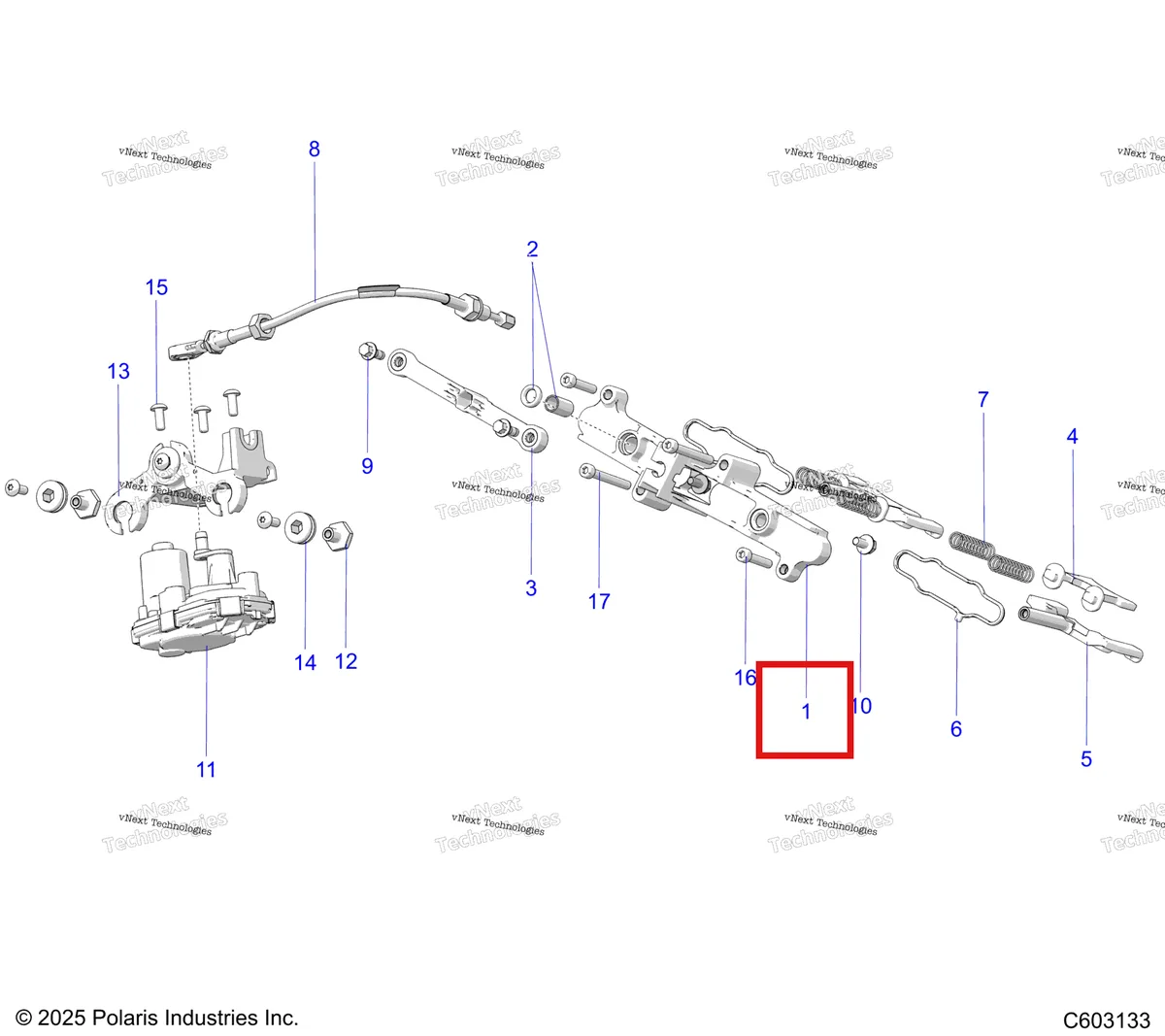 Деталь 1208701 на схеме узла Engine, Exhaust Valve And Actuator S27ajn8rs