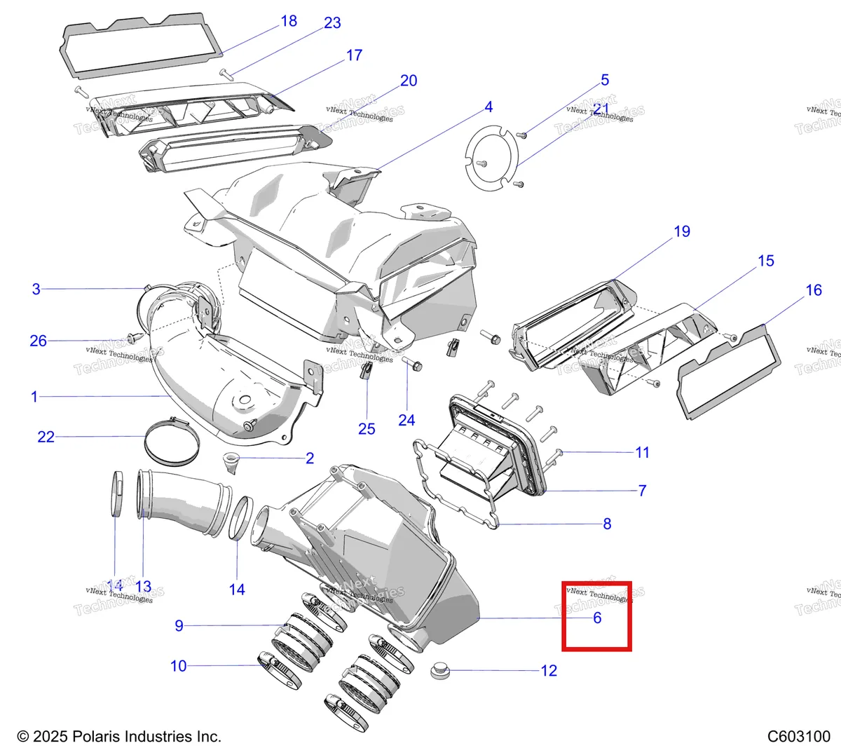 Деталь 1208821 на схеме узла Engine, Air Intake System