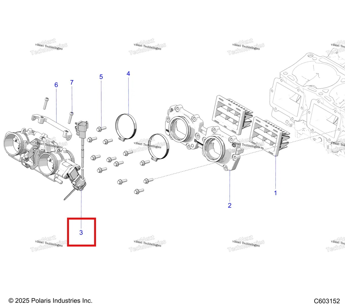 Деталь 1209158 на схеме узла Engine, Reed Valve & Throttle Body S27tfh9b