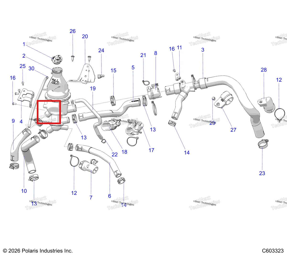 Деталь 1244767 на схеме узла Engine, Cooling S27tfb6r