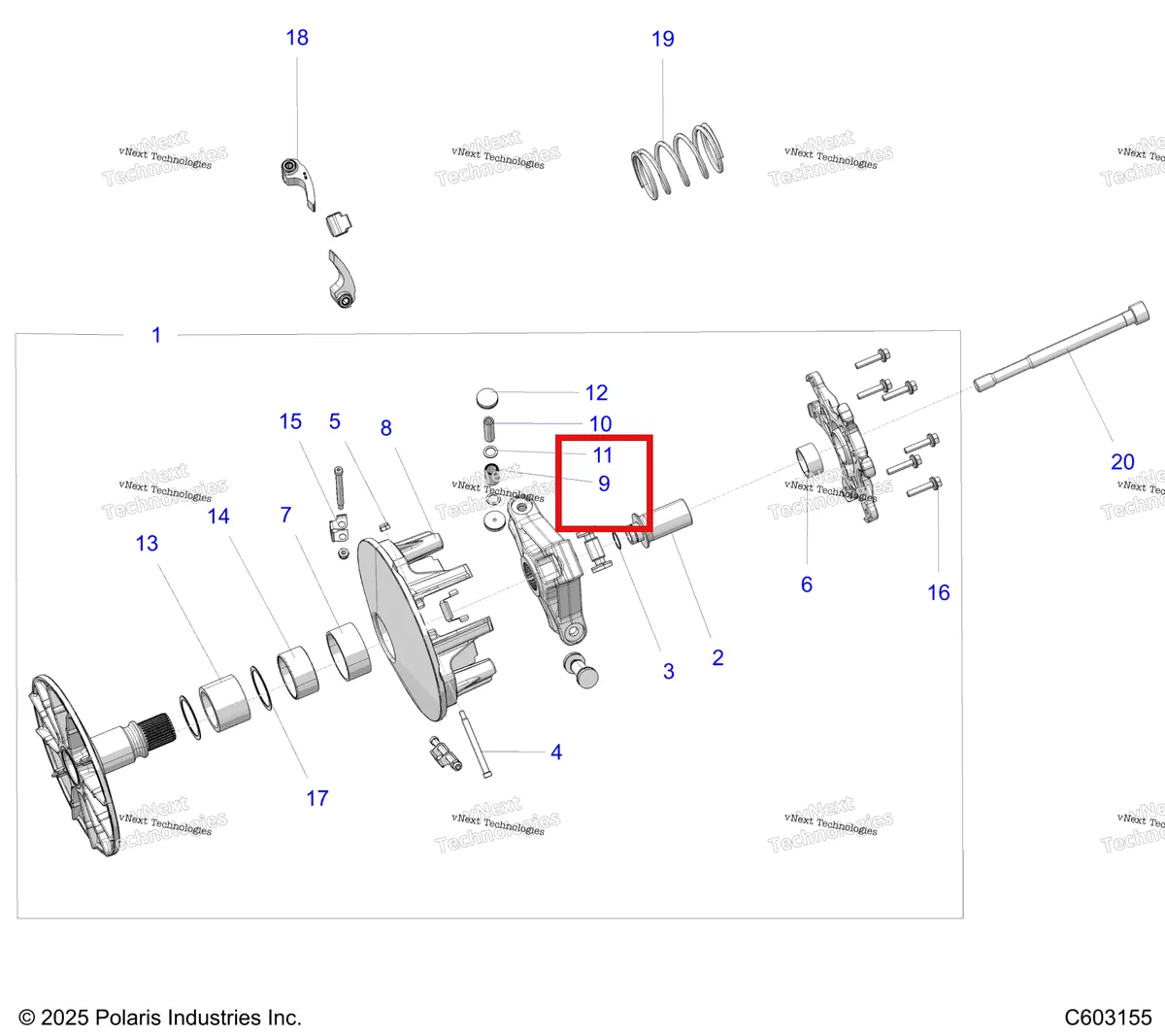 Деталь 1323717 на схеме узла Drive Train, Clutch, Primary