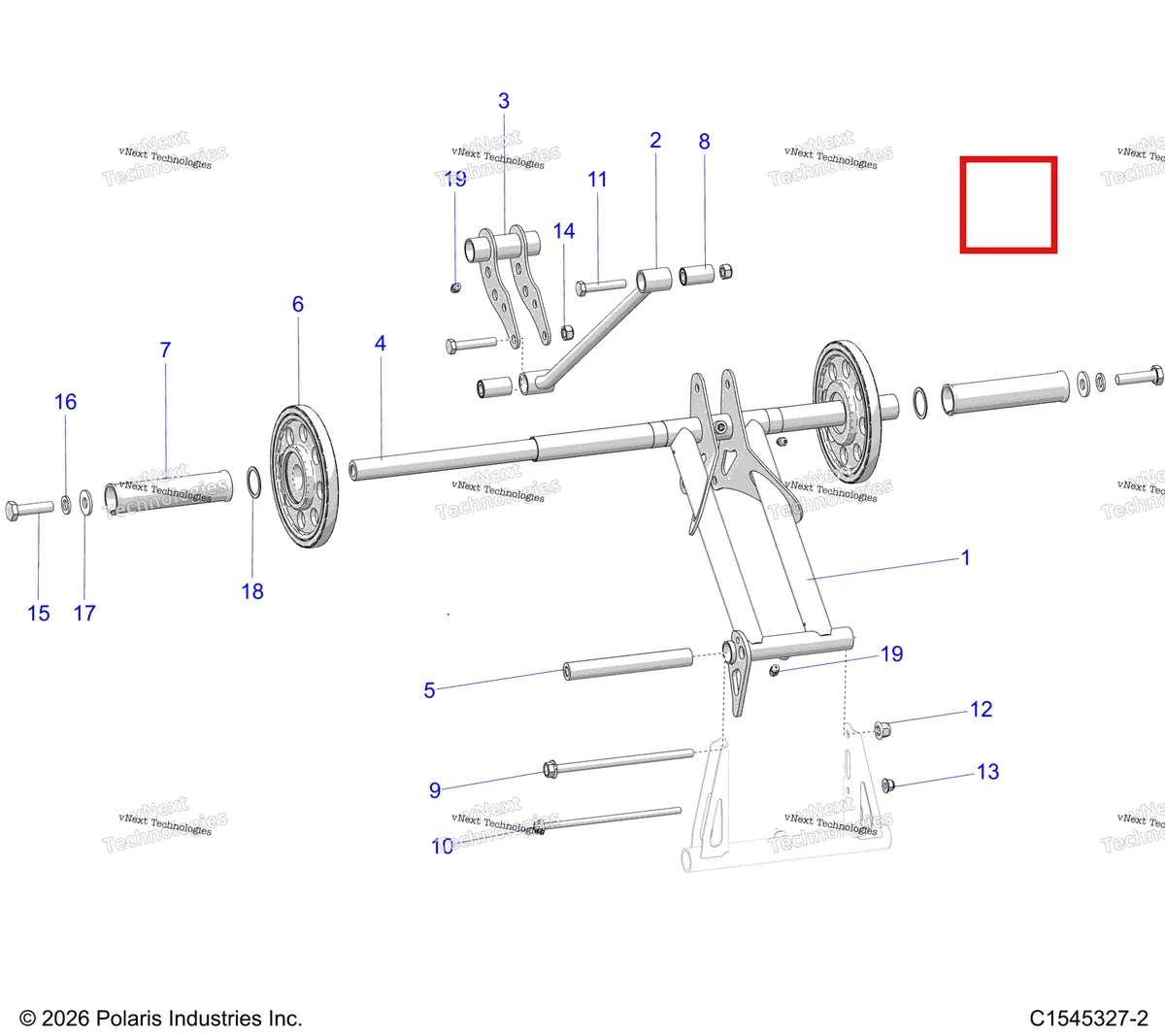 Деталь 1542765-329 на схеме узла Suspension, Torque Arm, Rear S27tfb6r