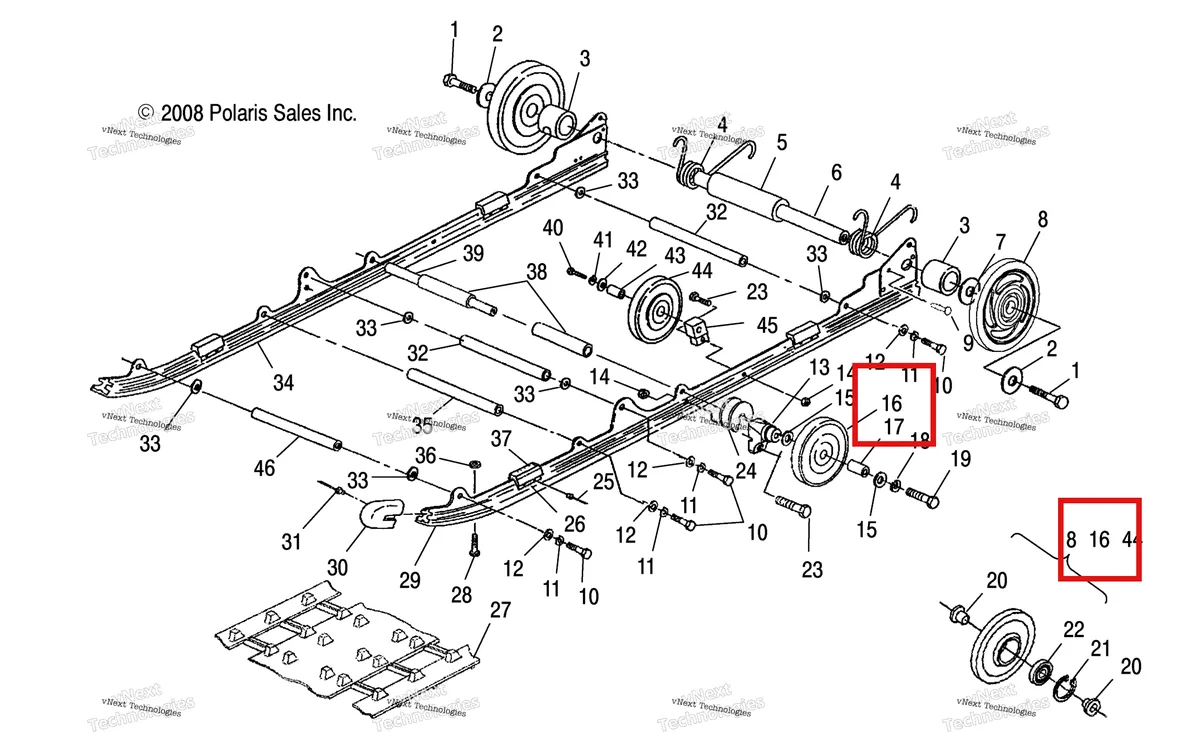 Деталь 1590356-070 на схеме узла Suspension, Rear