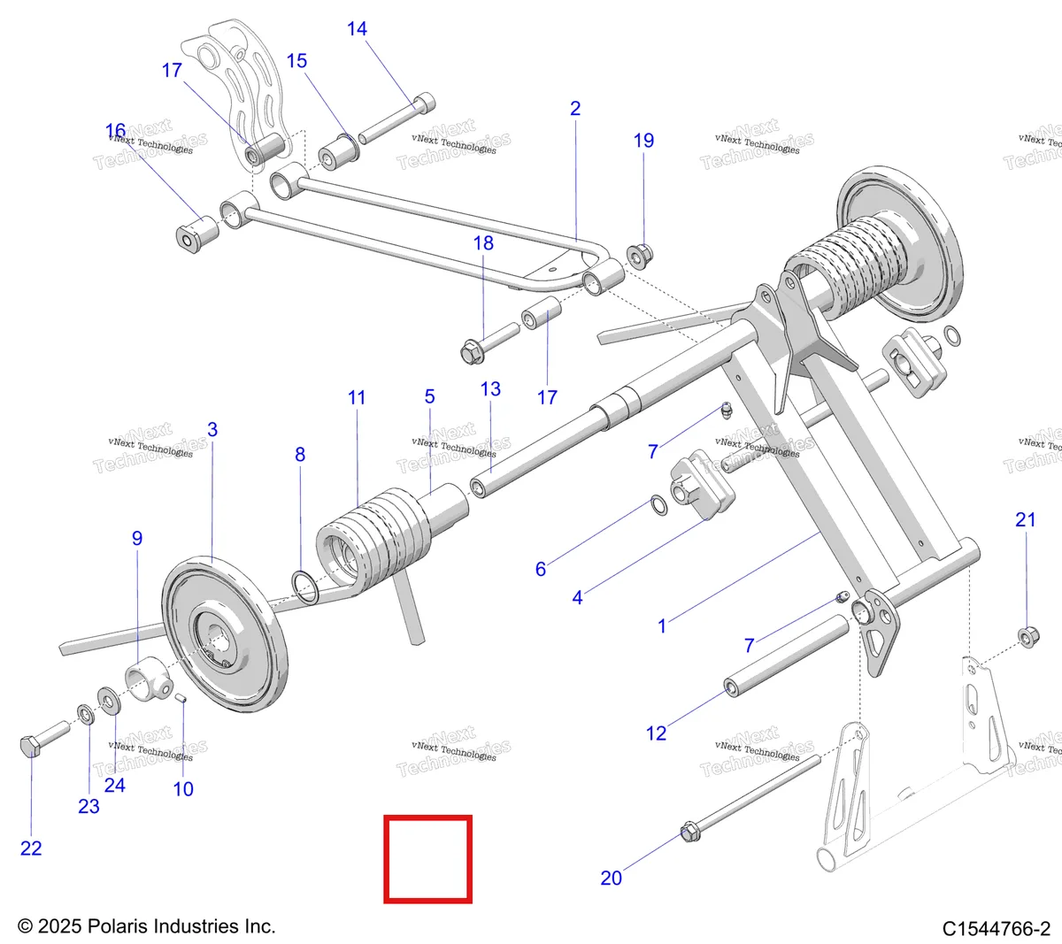 Деталь 1590539 на схеме узла Suspension, Torque Arm, Rear S27tlb6rs